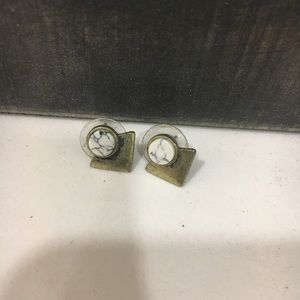 Dainty Art Deco Triangle Earrings *Final Price*